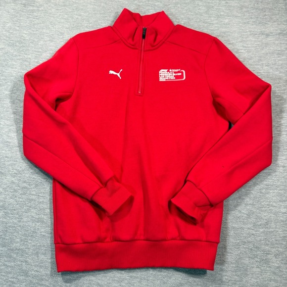 Puma Other - Puma Sweatshirt Men Small Red 1/4 Zip F1 Formula 1 Oracle Red Bull Racing Pullov